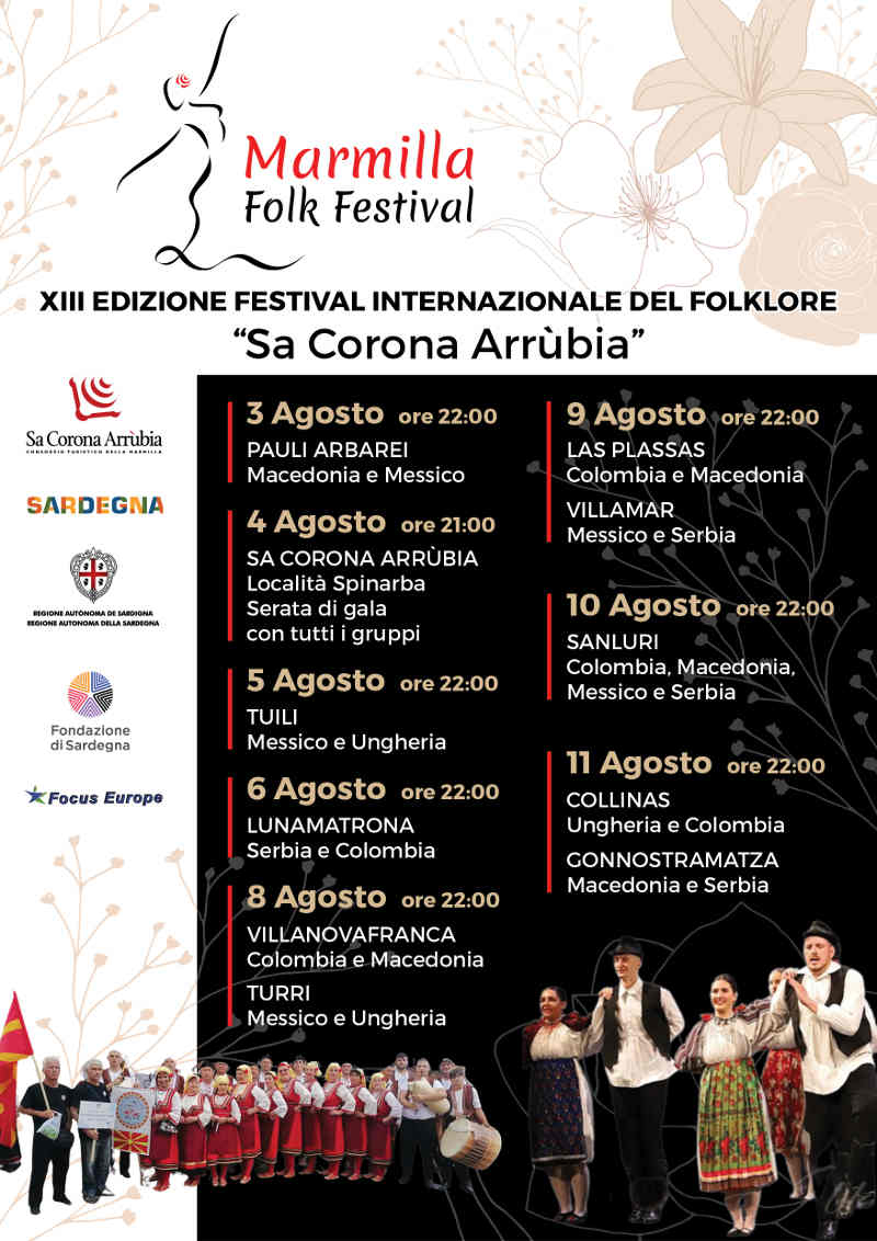 Festival Internazionale Folklore, locandina